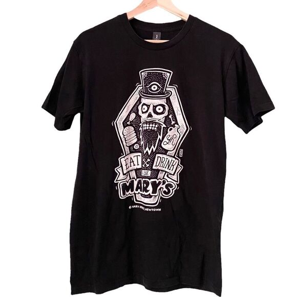 As Colour Graphic Tee in Black/White Shirt Size Medium - Picture 1 of 7
